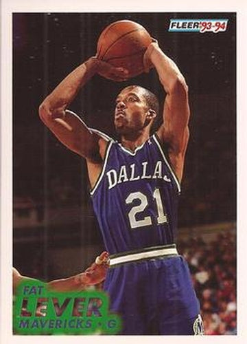 #273 Lafayette Lever - Dallas Mavericks - 1993-94 Fleer Basketball