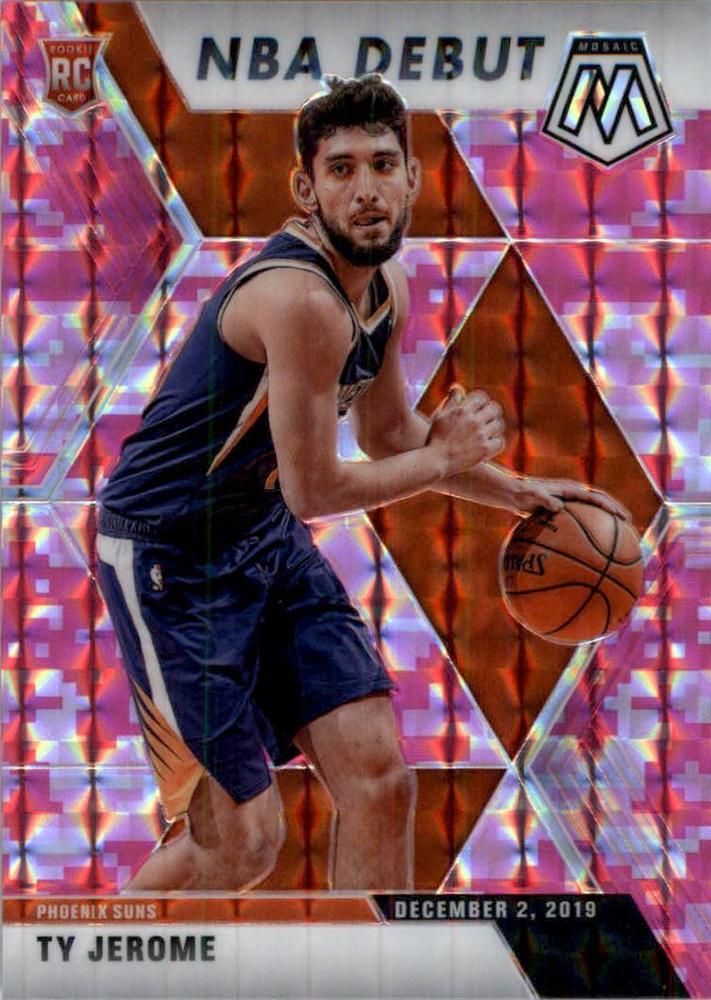 #273 Ty Jerome - Phoenix Suns - 2019-20 Panini Mosaic - Camo Pink Basketball