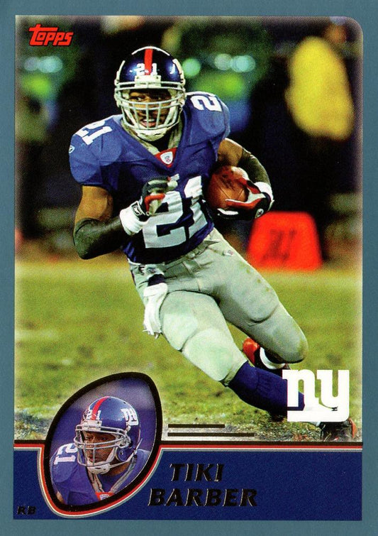 #273 Tiki Barber - New York Giants - 2003 Topps Football
