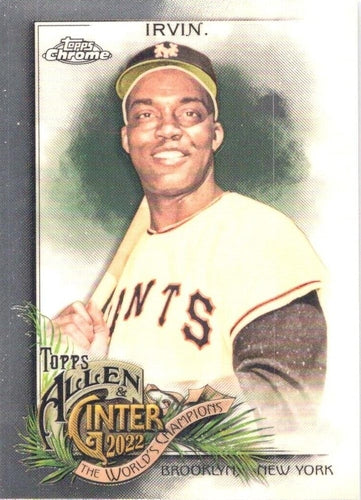 #273 Monte Irvin - New York Giants - 2022 Topps Allen & Ginter Chrome Baseball