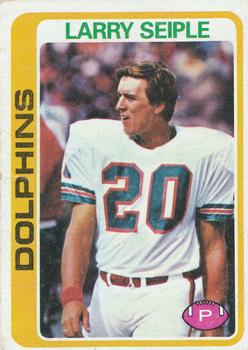 #273 Larry Seiple - Miami Dolphins - 1978 Topps Football