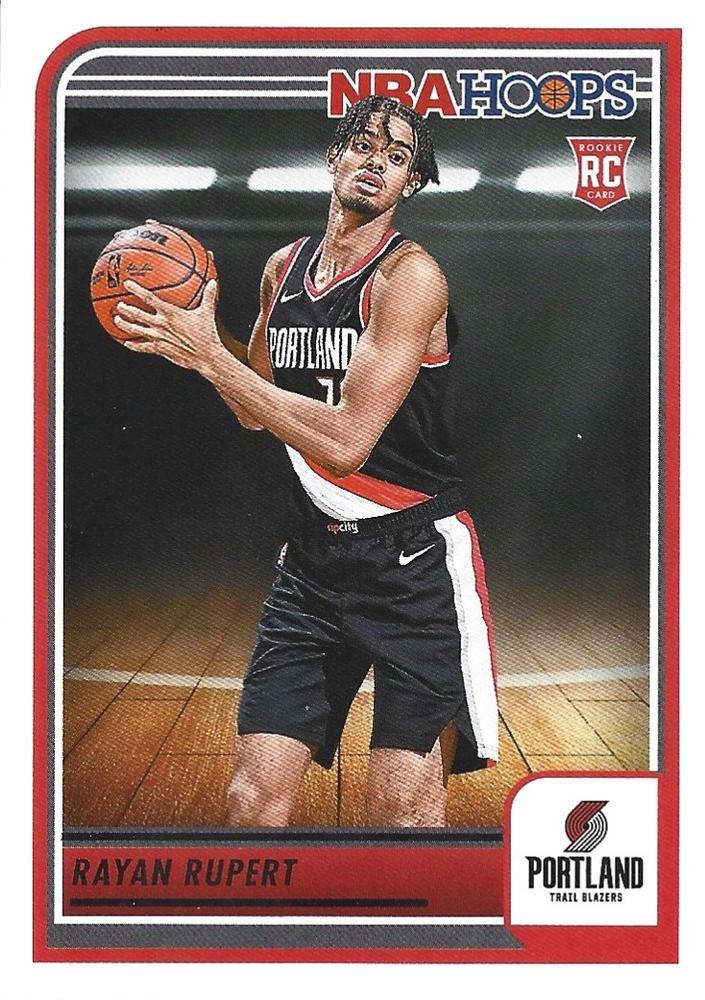 #273 Rayan Rupert - Portland Trail Blazers - 2023-24 Hoops Basketball