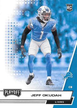 #273 Jeff Okudah - Detroit Lions - 2020 Panini Playoff Football