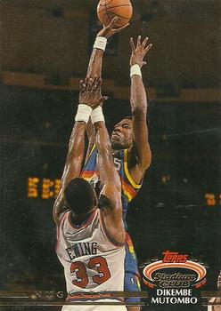 #273 Dikembe Mutombo - Denver Nuggets - 1992-93 Stadium Club Basketball
