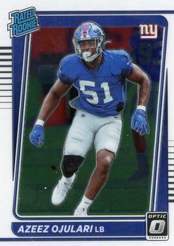 #273 Azeez Ojulari - New York Giants - 2021 Donruss Optic Football