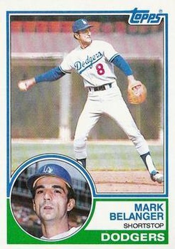 #273 Mark Belanger - Los Angeles Dodgers - 1983 Topps Baseball