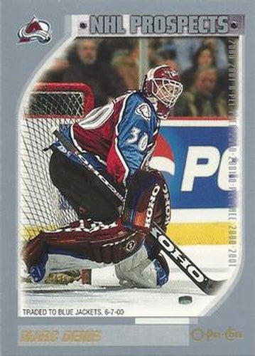 #273 Marc Denis - Columbus Blue Jackets - 2000-01 O-Pee-Chee Hockey