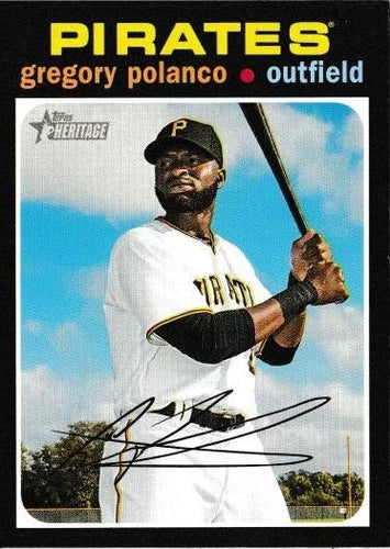 #273 Gregory Polanco - Pittsburgh Pirates - 2020 Topps Heritage Baseball