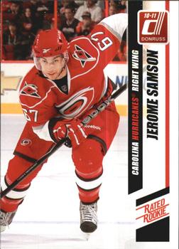 #273b Jerome Samson - Carolina Hurricanes - 2010-11 Donruss Hockey