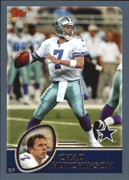 #274 Chad Hutchinson - Dallas Cowboys - 2003 Topps Football