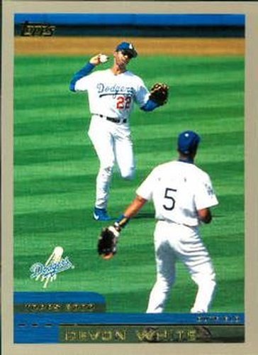 #274 Devon White - Los Angeles Dodgers - 2000 Topps Baseball
