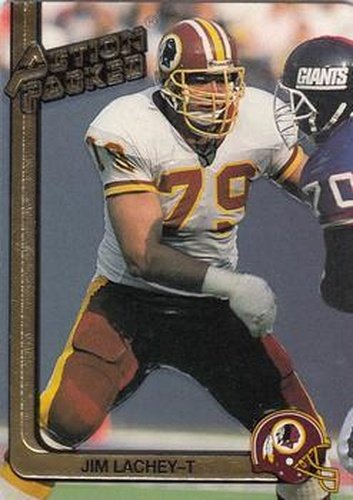 #274 Jim Lachey - Washington Redskins - 1991 Action Packed Football