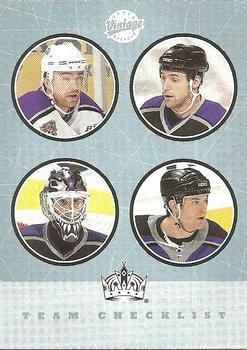 #274 Adam Deadmarsh / Felix Potvin / Jason Allison / Zigmund Palffy - Los Angeles Kings - 2002-03 Upper Deck Vintage Hockey