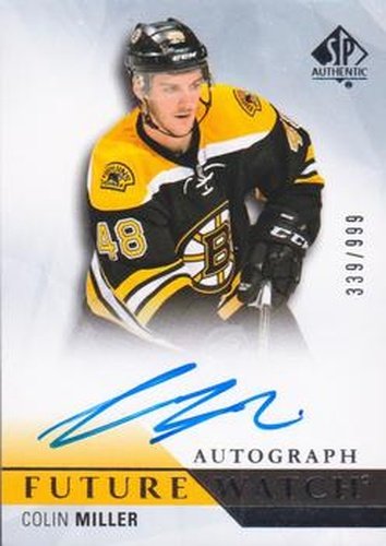 #274 Colin Miller - Boston Bruins - 2015-16 SP Authentic Hockey