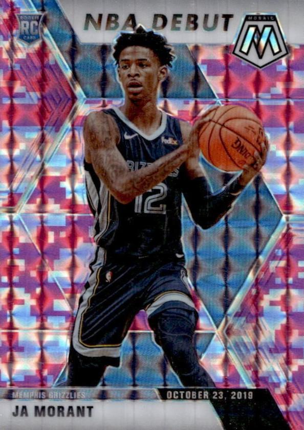 #274 Ja Morant - Memphis Grizzlies - 2019-20 Panini Mosaic - Camo Pink Basketball