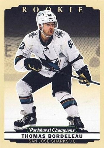 #274 Thomas Bordeleau - San Jose Sharks - 2022-23 Parkhurst Champions Hockey
