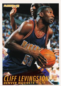 #274 Cliff Levingston - Denver Nuggets - 1994-95 Fleer Basketball