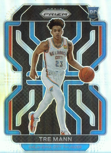 #274 Tre Mann - Oklahoma City Thunder - 2021-22 Panini Prizm - Silver Basketball