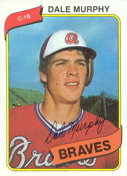 #274 Dale Murphy - Atlanta Braves - 1980 Topps Baseball