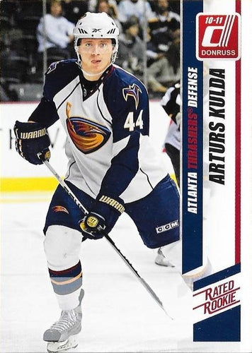 #274a Arturs Kulda - Atlanta Thrashers - 2010-11 Donruss Hockey