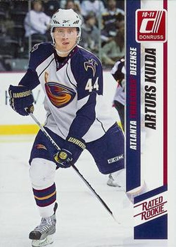 #274b Arturs Kulda - Atlanta Thrashers - 2010-11 Donruss Hockey