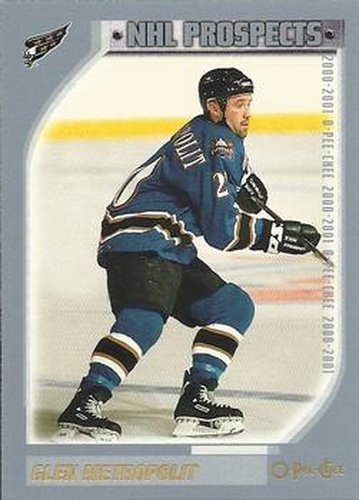 #275 Glen Metropolit - Washington Capitals - 2000-01 O-Pee-Chee Hockey