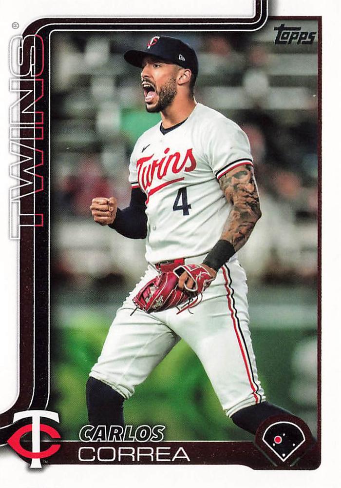 #275 Carlos Correa - Minnesota Twins - 2025 Topps Baseball