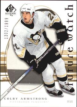 #275 Colby Armstrong - Pittsburgh Penguins - 2005-06 SP Authentic Hockey