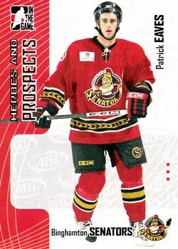 #275 Patrick Eaves - Binghamton Senators - 2005-06 In The Game Heroes and Prospects Hockey