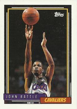 #275 John Battle - Cleveland Cavaliers - 1992-93 Topps Basketball