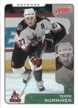 #275 Teppo Numminen - Phoenix Coyotes - 2001-02 Upper Deck Victory Hockey