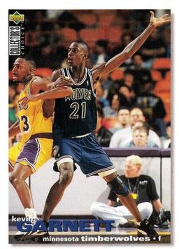 #275 Kevin Garnett - Minnesota Timberwolves - 1995-96 Collector's Choice Basketball