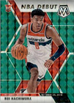 #275 Rui Hachimura - Washington Wizards - 2019-20 Panini Mosaic - Green Prizm Basketball