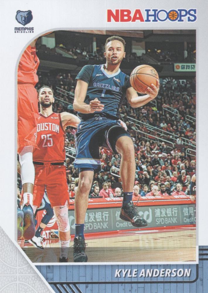 #275 Kyle Anderson - Memphis Grizzlies - 2019-20 Hoops Basketball