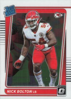 #275 Nick Bolton - Kansas City Chiefs - 2021 Donruss Optic Football