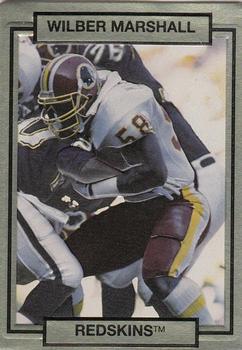 #275 Wilber Marshall - Washington Redskins - 1990 Action Packed Football