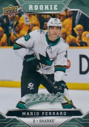 #275 Mario Ferraro - San Jose Sharks - 2019-20 Upper Deck MVP Hockey