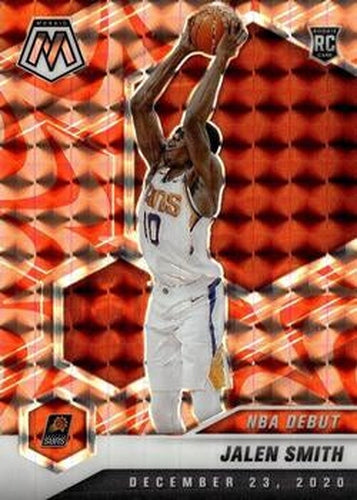 #275 Jalen Smith - Phoenix Suns - 2020-21 Panini Mosaic - Mosaic Reactive Orange Basketball
