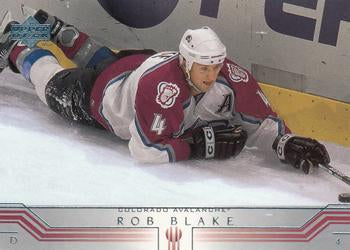 #275 Rob Blake - Colorado Avalanche - 2001-02 Upper Deck Hockey