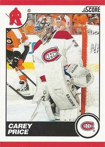 #275 Carey Price - Montreal Canadiens - 2010-11 Score Hockey