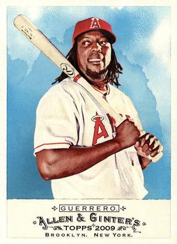 #275 Vladimir Guerrero - Los Angeles Angels - 2009 Topps Allen & Ginter Baseball