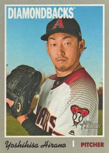 #275 Yoshihisa Hirano - Arizona Diamondbacks - 2019 Topps Heritage Baseball