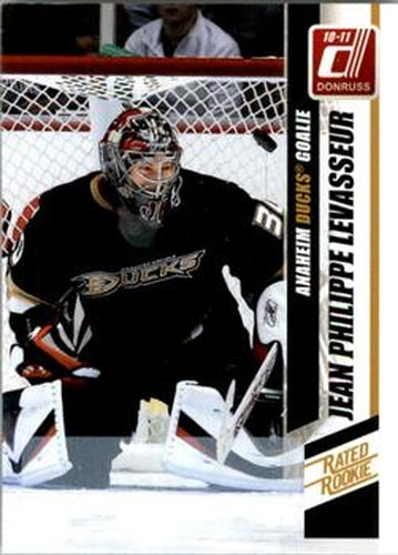 #275a Jean-Philippe Levasseur - Anaheim Ducks - 2010-11 Donruss Hockey