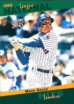 #12 Mark Grace - Chicago Cubs - 1993 Score - Select Stat Leaders Baseball