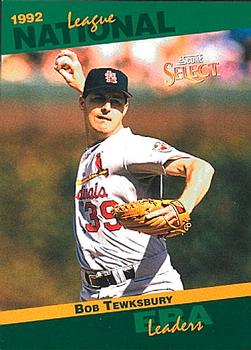 #83 Bob Tewksbury - St. Louis Cardinals - 1993 Score - Select Stat Leaders Baseball