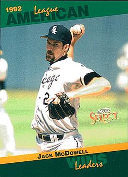 #86 Jack McDowell - Chicago White Sox - 1993 Score - Select Stat Leaders Baseball
