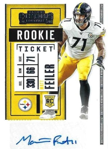 #276 Matt Feiler - Pittsburgh Steelers - 2020 Panini Contenders Football
