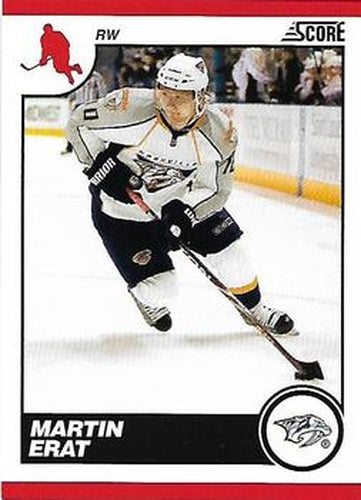#276 Martin Erat - Nashville Predators - 2010-11 Score Hockey