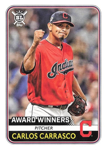 #276 Carlos Carrasco - Cleveland Indians - 2020 Topps Big League Baseball