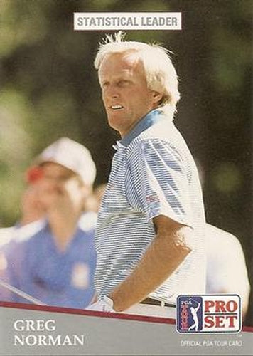#276 Greg Norman - 1991 Pro Set PGA Tour Golf